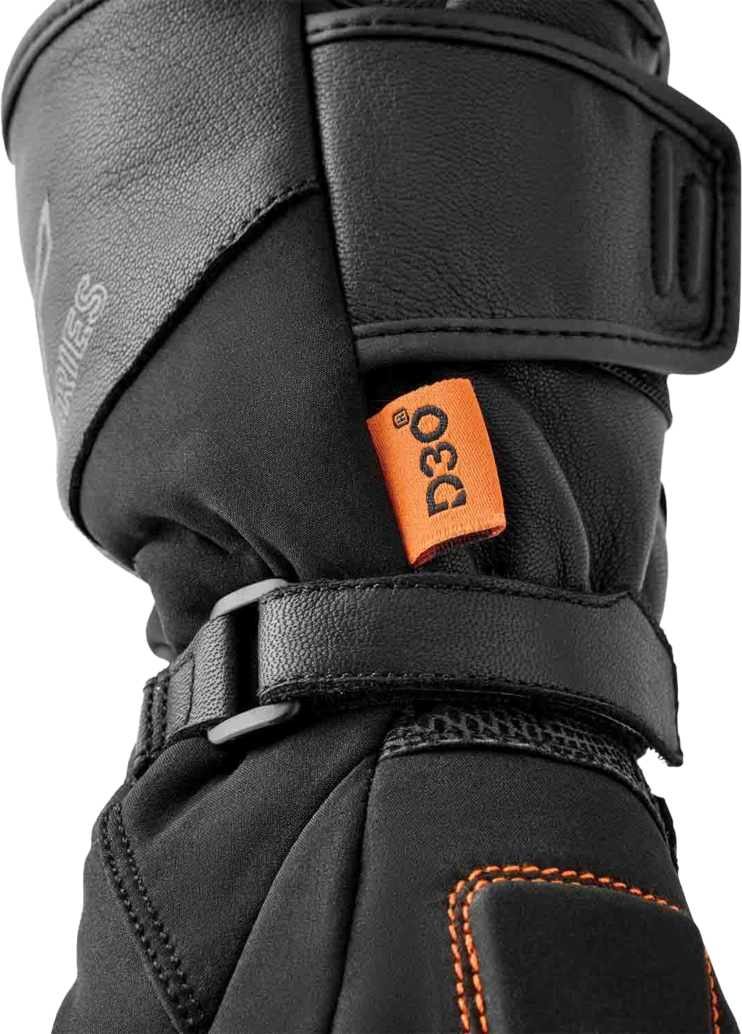 Womens Artic D3o Wp Glove Black Textile Lg