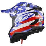 LS2 - Subverter Evo Motocross Helmet - Gloss Red/White/Blue - L