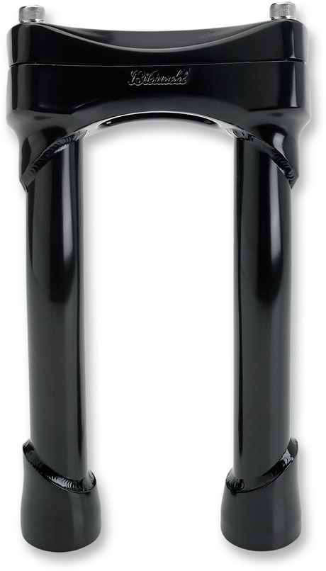 BILTWELL Murdock Handlebar Risers - Pullback - 8" - Black 6404-201-08