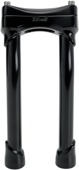 BILTWELL Murdock Handlebar Risers - Pullback - 10" - Black 6404-201-10