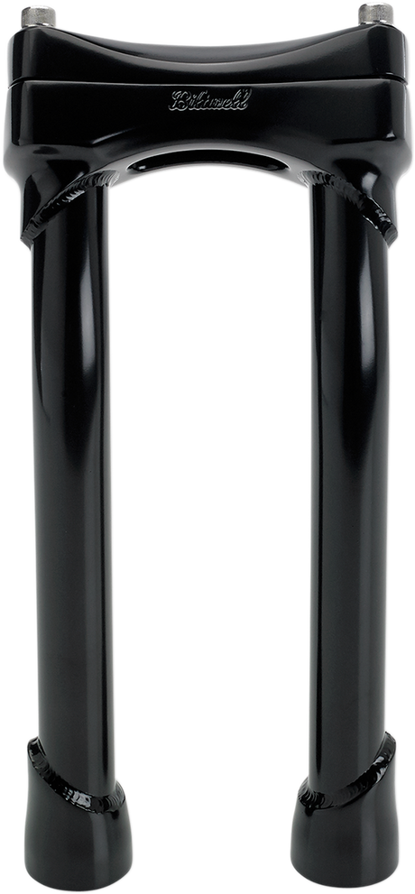 BILTWELL Murdock Handlebar Risers - Pullback - 10" - Black 6404-201-10