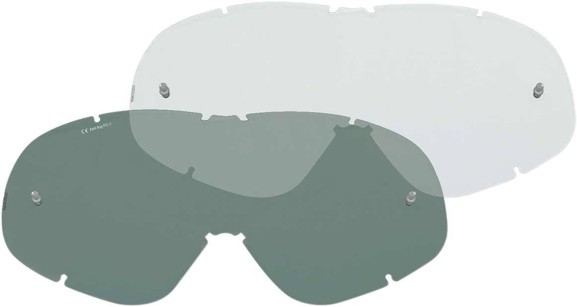 MOOSE RACING Qualifier Lens - Blue 2602-0581 - Cycle City Outdoors