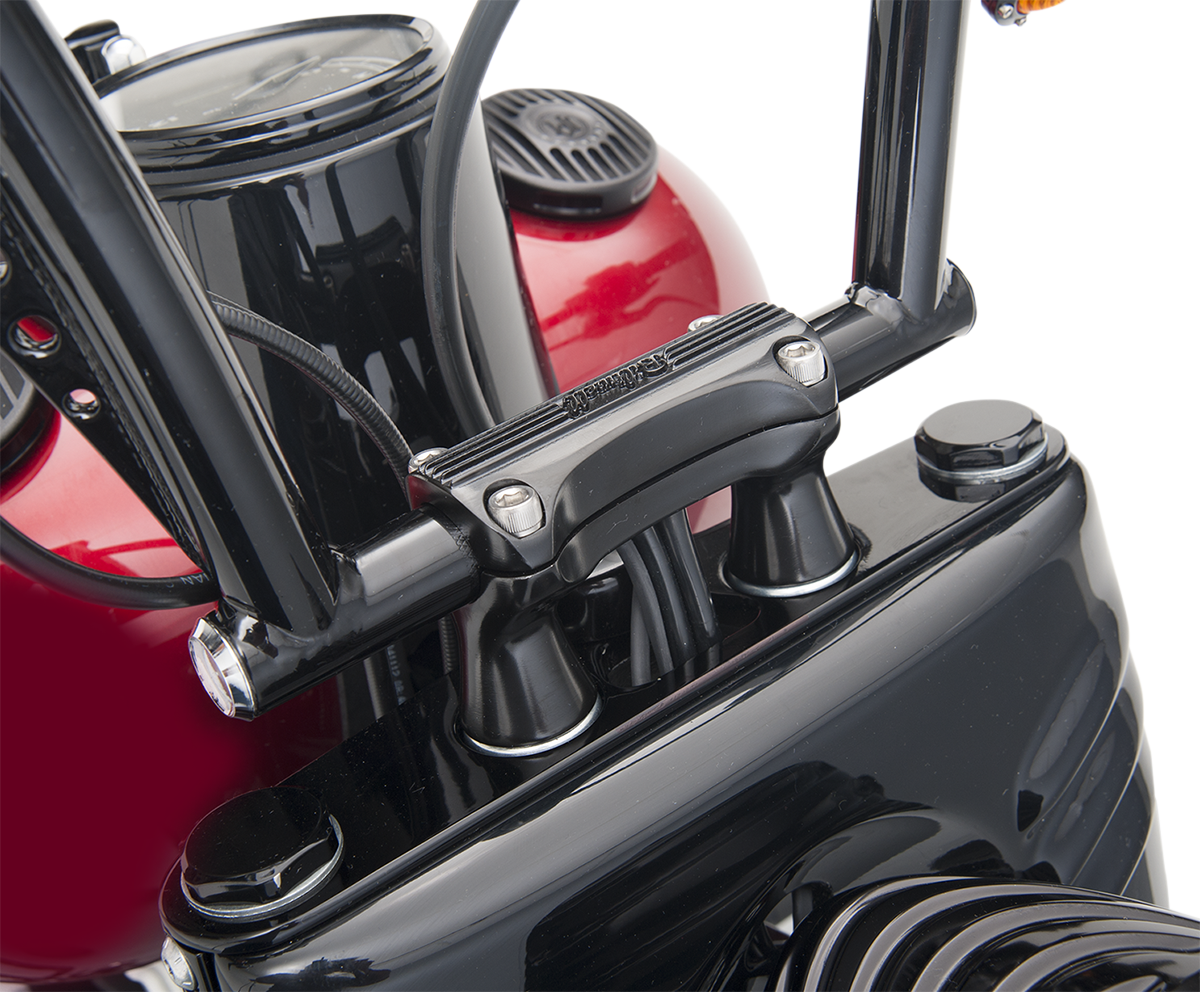 BILTWELL 2" Thunder Handlebar Risers - Black 6402-201-02