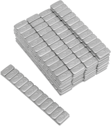 K&L SUPPLY Wheel Weights - Rectangle - Adhesive Stick-On - Silver - 36 Pack 32-2415