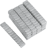 K&L SUPPLY Wheel Weights - Rectangle - Adhesive Stick-On - Chrome - 36 Pack 32-2434