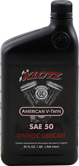 KLOTZ OIL V Twin Synthetic Oil - 50W - 1 U.S. quart KH-50