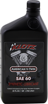 KLOTZ OIL V Twin Synthetic Oil - 60W - 1 U.S. quart KH-60