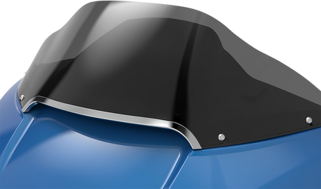 Ciro Windshield Center Light Trim - Chrome 11052 - Cycle City Outdoors