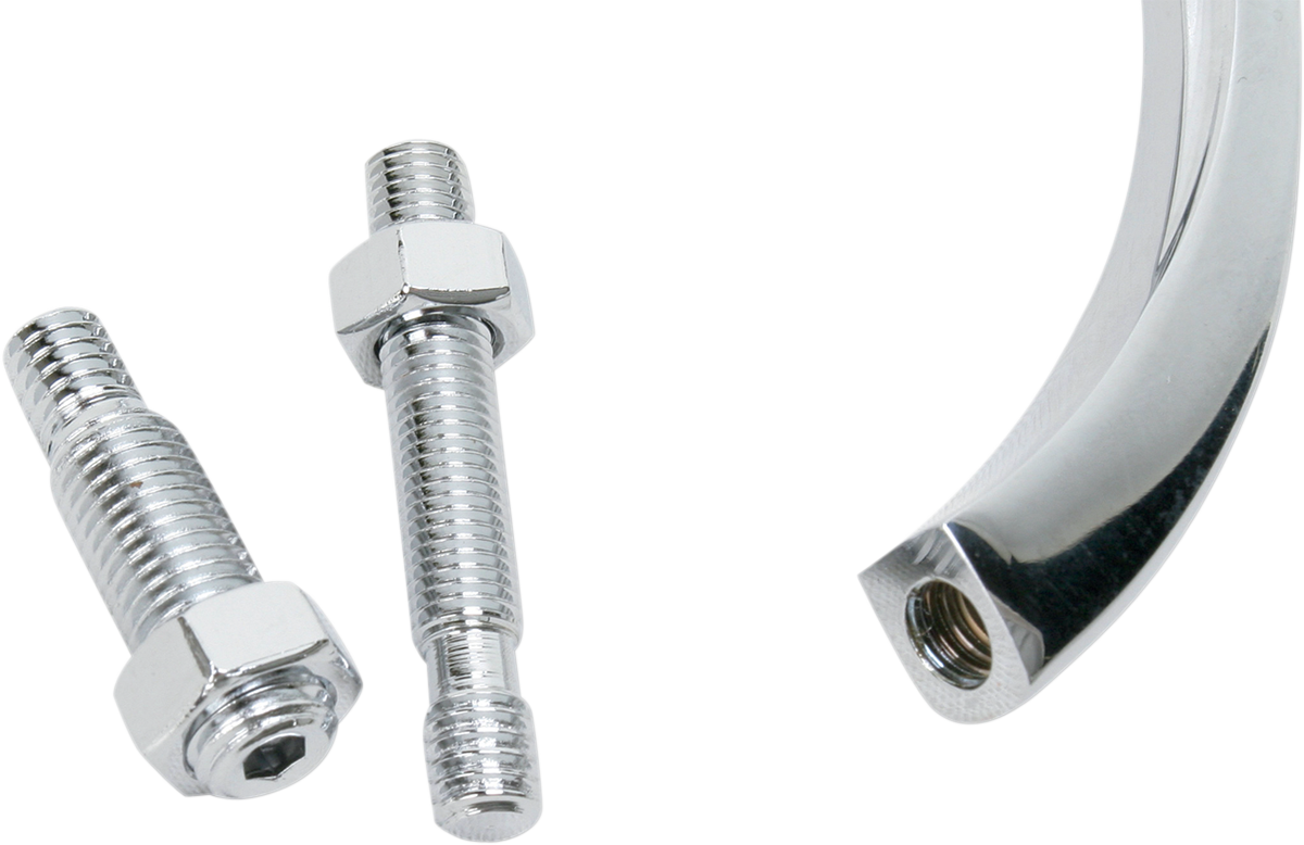 ARLEN NESS Mirror - Micro - Rad 2 - Side View - Teardrop - Chrome - Right 13-411