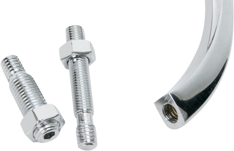 ARLEN NESS Mirror - Micro - Rad 2 - Side View - Teardrop - Chrome - Right 13-411