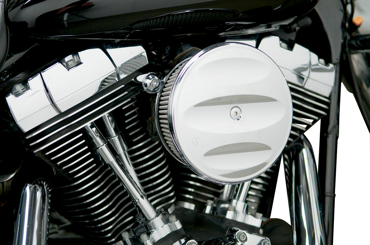 ARLEN NESS Big Sucker Stage 1 Outer Cover - Scalloped - Chrome 18-781