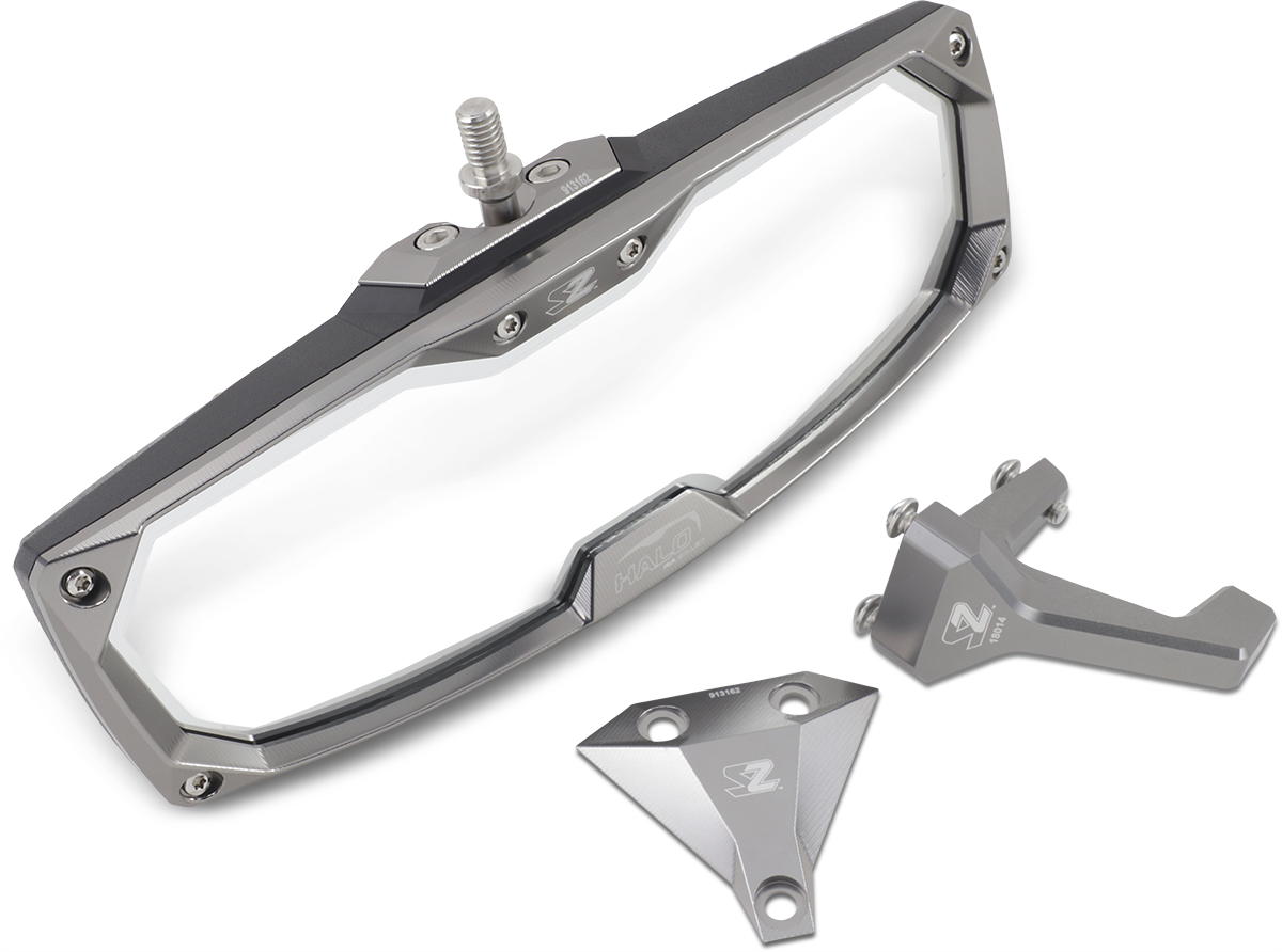SEIZMIK Mirror - Halo R - Rear View - Rectangle - Silver - X3 56-18014