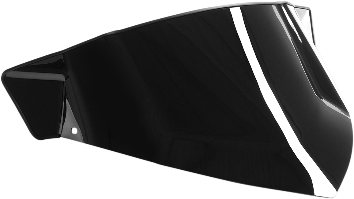 KIMPEX Low Windshield - Black - Part Number 116043 for Arctic Cat/Yamaha