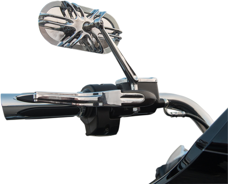 ARLEN NESS Mirror - Side View - Caged Series/10 Gauge - Chrome - Right 13-163