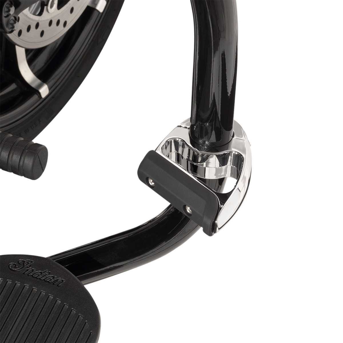 Ciro Toe Rest - 1-1/4" - Chrome 60400 - Cycle City Outdoors