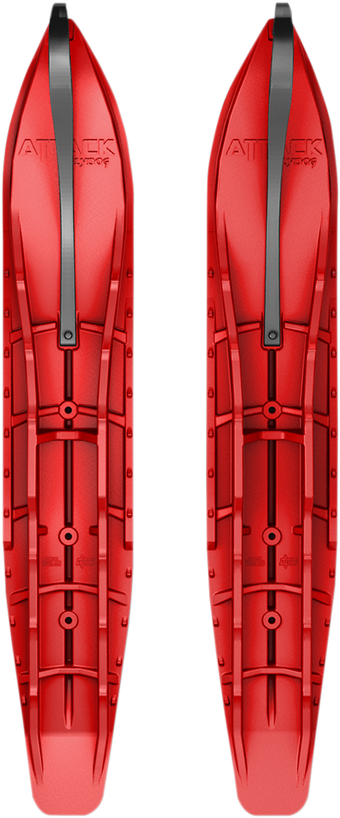 SLYDOG SKIS Attack Ski - 7" - Red ATKSOLREDLOPBLK