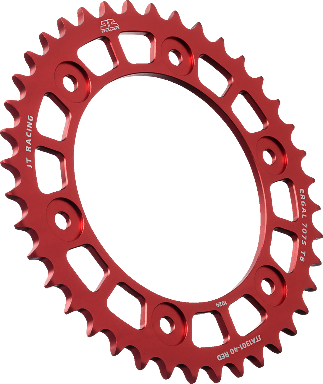 JT SPROCKETS JTA1301.40RED Rear Sprocket - Aluminum - 40 Tooth - Red - CRF 300 | Off-Road/Street