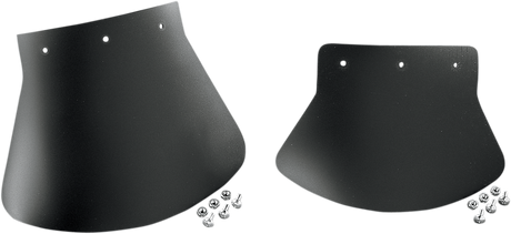 DRAG SPECIALTIES Mud Flap - Plain - 9-1/2" W x 6-1/2" H DS393702 - Cycle City Outdoors