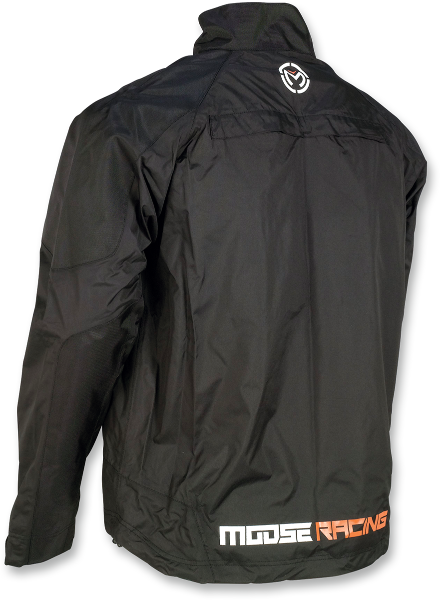 MOOSE RACING Youth XC1 Rain Jacket - Black - 14 2922-0070 - Cycle City Outdoors