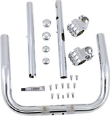 KLOCK WERKS Pullback Klip Hanger Handlebar - 10" - Chrome KWH-01-0331