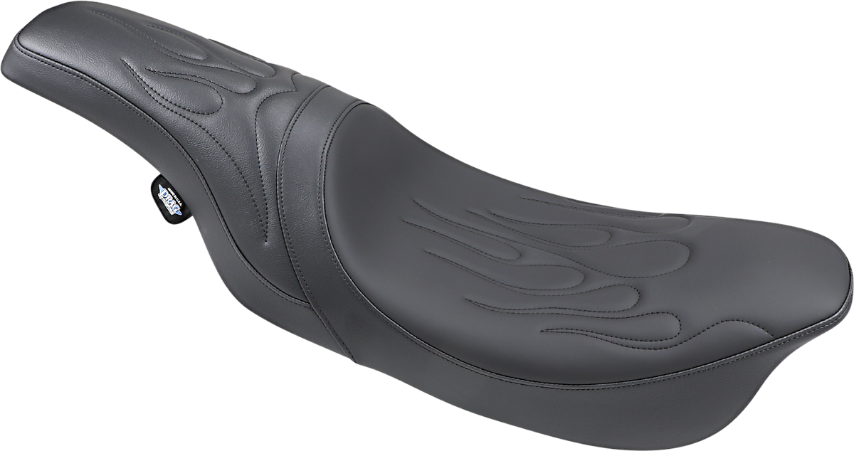 DRAG SPECIALTIES Predator Seat - Flame Stitched - FLHR/FLHX '99-'07 0801-0213 - Cycle City Outdoors