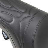 DRAG SPECIALTIES Predator Seat - Flame Stitched - FLHR/FLHX '99-'07 0801-0213 - Cycle City Outdoors