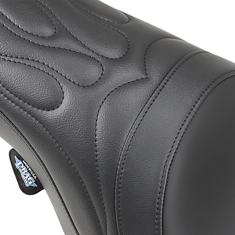 DRAG SPECIALTIES Predator Seat - Flame Stitched - FLHR/FLHX '99-'07 0801-0213 - Cycle City Outdoors