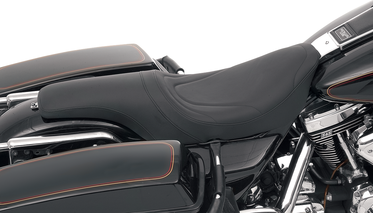 DRAG SPECIALTIES Predator Seat - Mild Stitch - FLHR/FLHX '99-'07 0801-0214 - Cycle City Outdoors