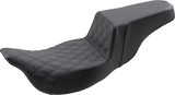 SADDLEMEN Step-Up Seat - Extended Reach - Front Lattice Stitch - FL '08-'23 (808-07B-172E)