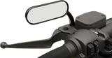 ARLEN NESS Mirror - Micro - Mini - Side View - Oval - Black - Left 13-412