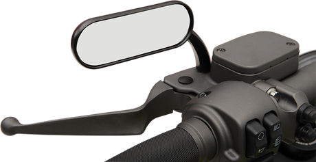 ARLEN NESS Mirror - Micro - Mini - Side View - Oval - Black - Left 13-412