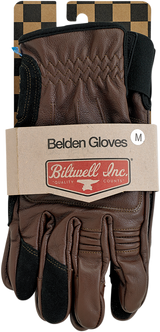 BILTWELL Belden Gloves - Chocolate/Black - Small 1505-0201-302