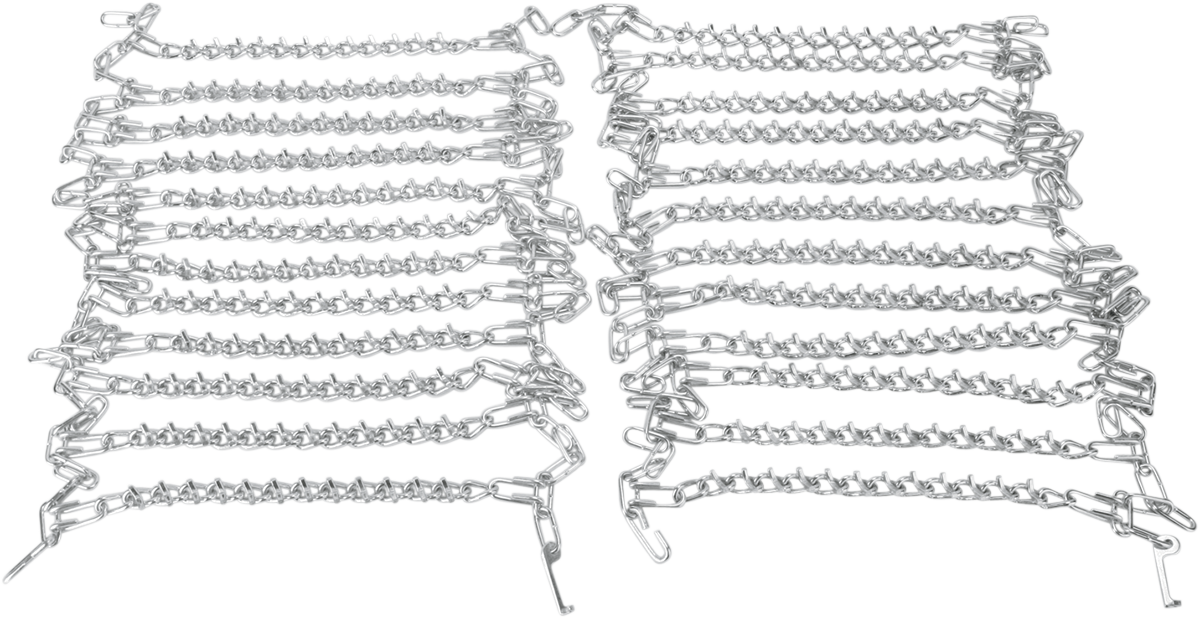 MOOSE UTILITY Tire Chains - 11 V-Bar - 17" W x 66" L - Pair 11VO