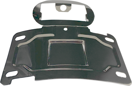 Custom Dynamics License Plate Mount/Relocation - Chrome CD-TLLP-KIT-C - Cycle City Outdoors