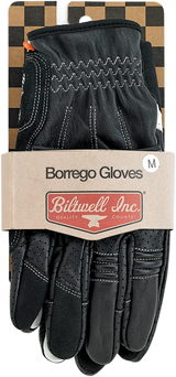 BILTWELL Borrego Gloves - Black/Cement - Small 1506-0104-302