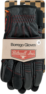 BILTWELL Borrego Gloves - Redline - XS 1506-0108-301