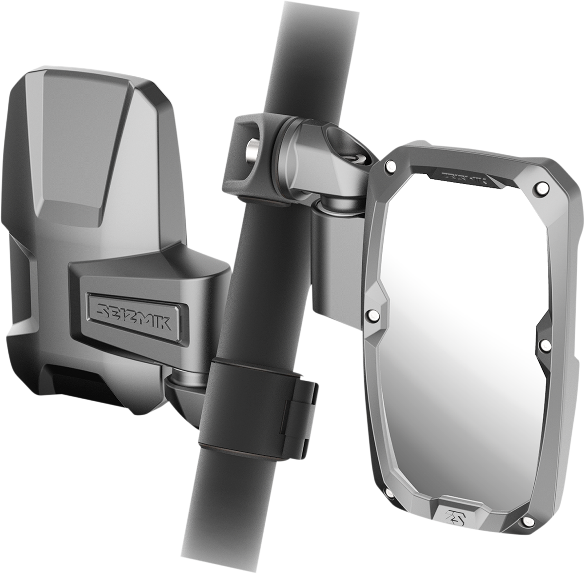 SEIZMIK Mirror - Embark - Side View - Rectangle - Black - 2"
