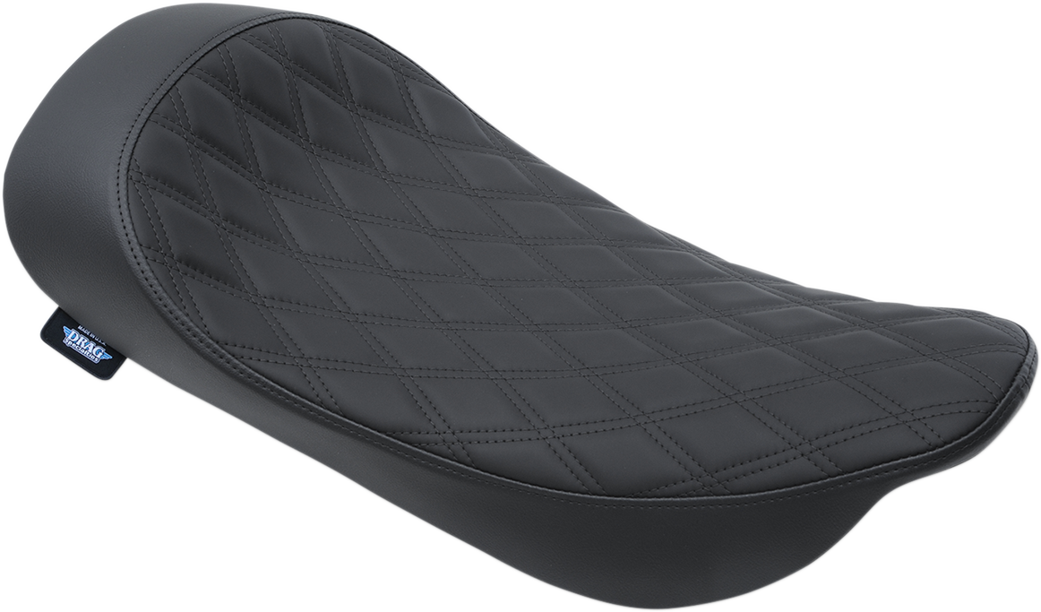 DRAG SPECIALTIES Low Solo Seat - Double Diamond - FLHR/FLHX '99-'07 0801-1155 - Cycle City Outdoors