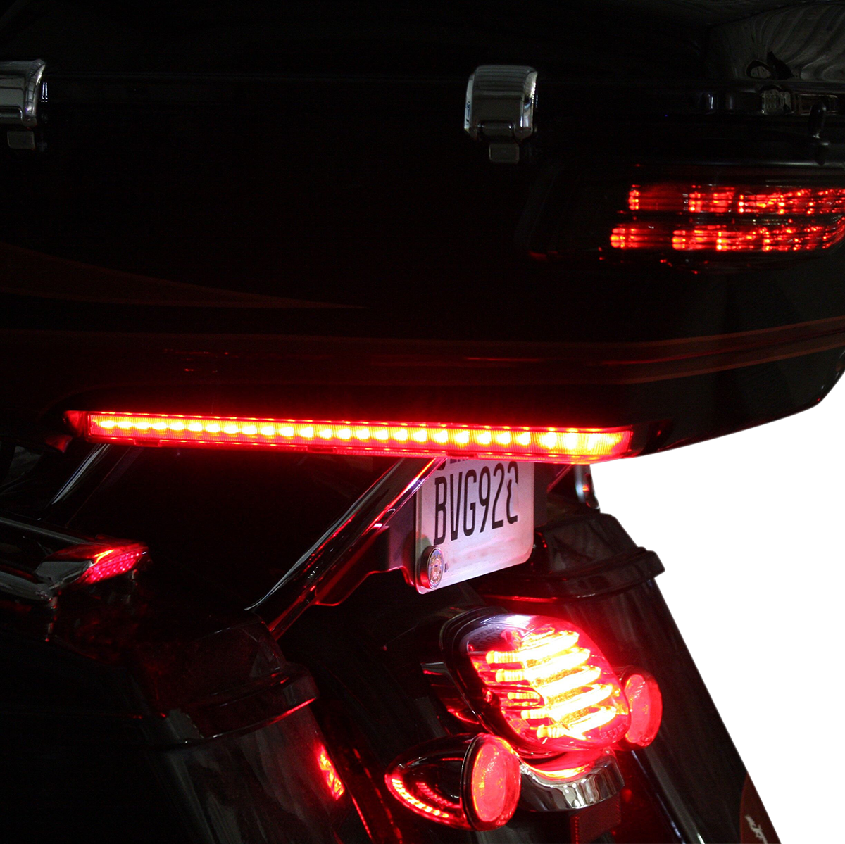 Custom Dynamics LED Run/Brake/Turn Tour-Pak? Arms - Red Lens - '06-'13 PB-TP-ARM-TPCR - Cycle City Outdoors