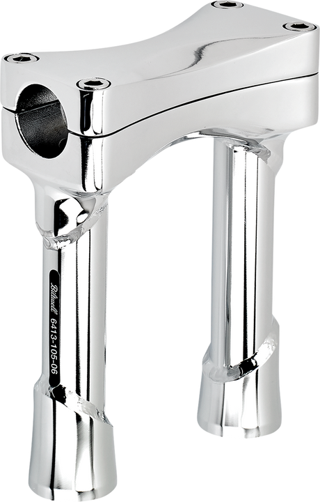 BILTWELL Murdock O/S Risers - 6" - Chrome 6413-105-06