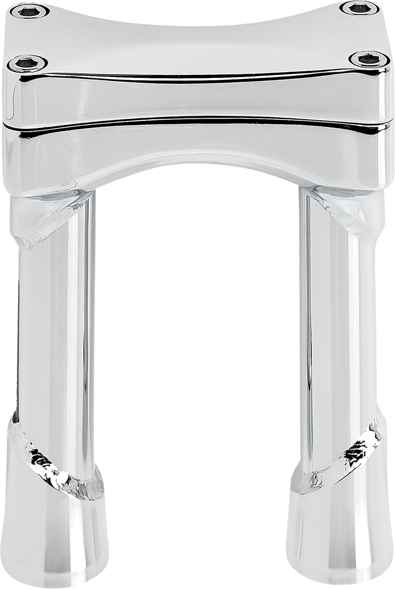 BILTWELL Murdock O/S Risers - 6" - Chrome 6413-105-06