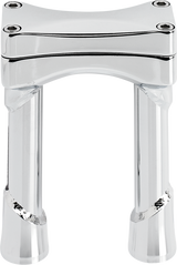 BILTWELL Murdock O/S Risers - 6" - Chrome 6413-105-06