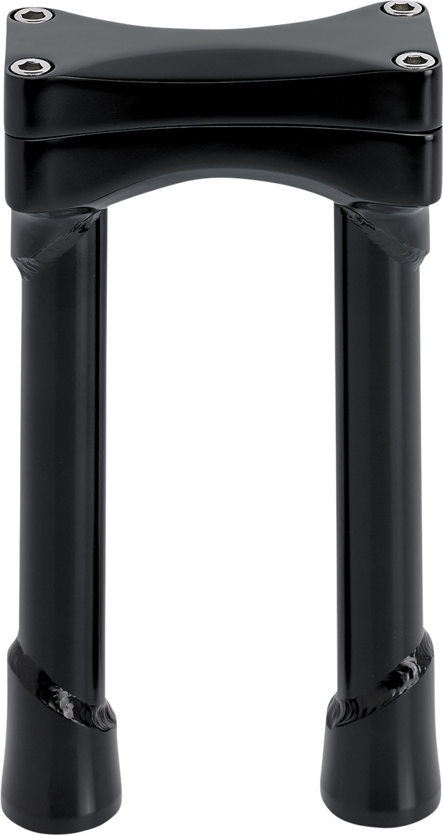 BILTWELL Murdock O/S Risers - 8" - Black 6413-201-08