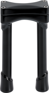 BILTWELL Murdock O/S Risers - 8" - Black 6413-201-08