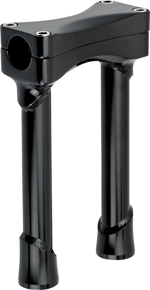 BILTWELL Murdock O/S Risers - 8" - Black 6413-201-08