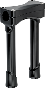 BILTWELL Murdock O/S Risers - 8" - Black 6413-201-08