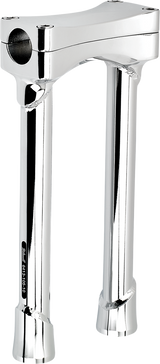 BILTWELL Murdock O/S Risers - 10" - Chrome 6413-105-10