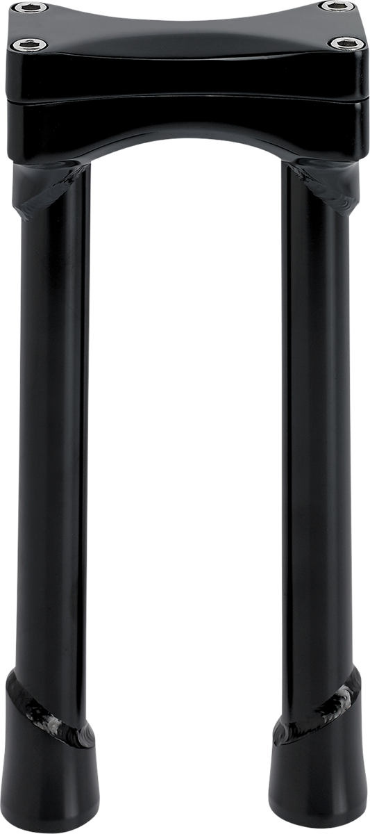 BILTWELL Murdock O/S Risers - 10" - Black 6413-201-10
