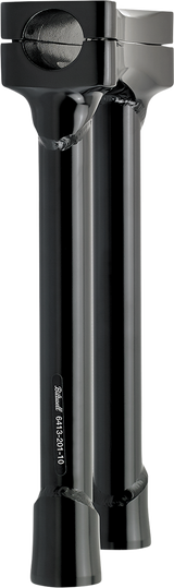 BILTWELL Murdock O/S Risers - 10" - Black 6413-201-10
