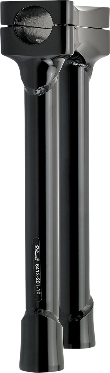 BILTWELL Murdock O/S Risers - 10" - Black 6413-201-10